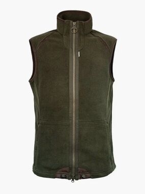 Men's BARBOUR Langdale Fleece Gilet in Olive Sz M